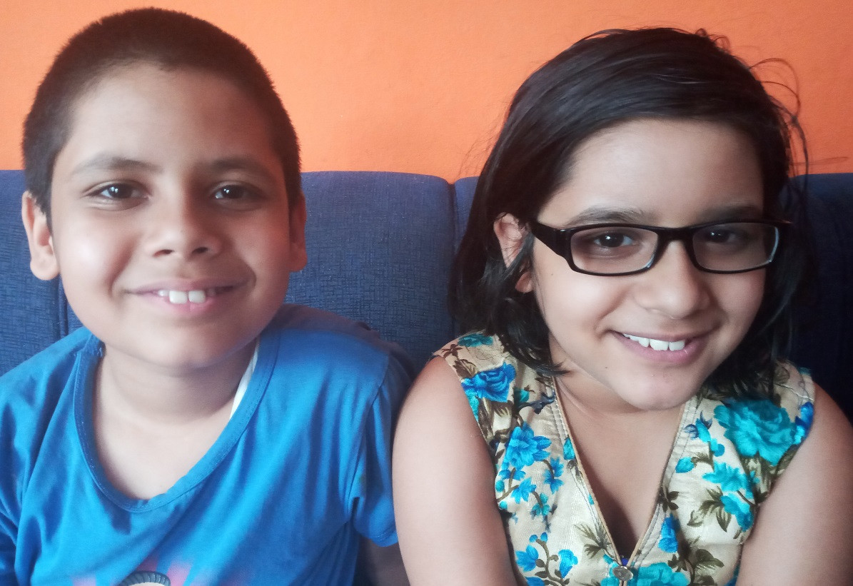 अनुसुया लामिछाने र आर्यमन लामिछाने