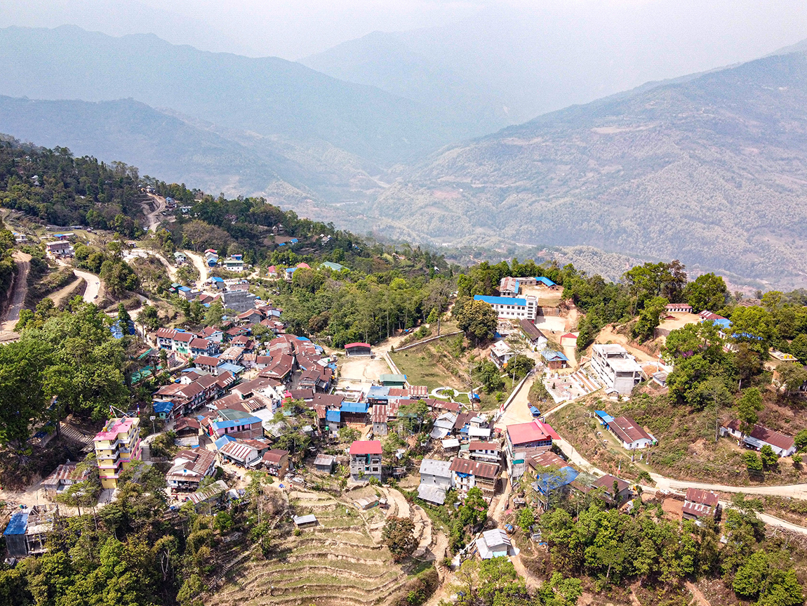 भोजपुरको षडानन्द नगरपालिका -४ स्थित दिङ्गला बजार जहाँ बिं .सं १९३२ मा नेपालको दोस्रो बिद्यालय स्थापना भएको थियो । तस्बिर : सुजन बज्राचार्य / रासस