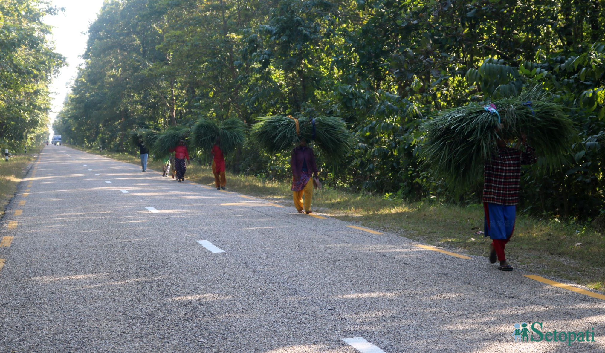 उधौली पर्वको अवसरमा बिहिबार जातीय पोशाकमा सजिएकी किराँत किशोरी । तस्बिरः निशा भण्डारी/सेतोपाटी