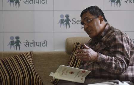 हरि शर्मा। तस्बिरः नारायण महर्जन/सेतोपाटी