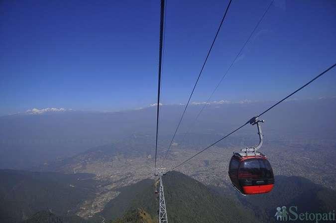 फाइल तस्बिरः चन्द्रागिरिको केबलकार।