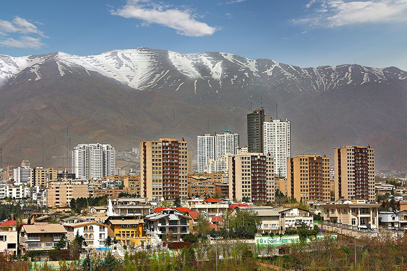 इरानको राजधानी तेहरान।