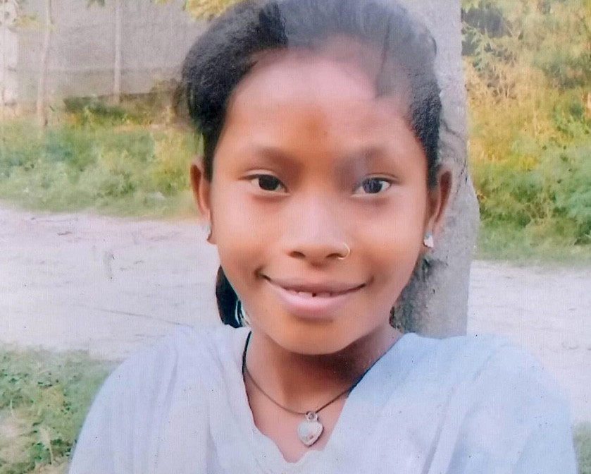 परिवारबाट प्राप्त प्रमिला थारुको पछिल्लो फोटो ।