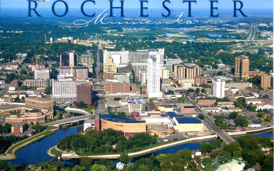 मिनिसोटा राज्यमा अवस्थित करिब १ लाख जनसङ्ख्या भएको रोचेस्टर सहर जँहा विश्व प्रसिद्ध अस्पताल 'मेयो क्लिनिक' छ।   तस्बिर: गुगल