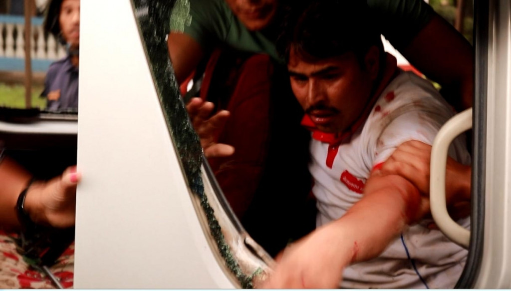 घाइते भएका शाही।