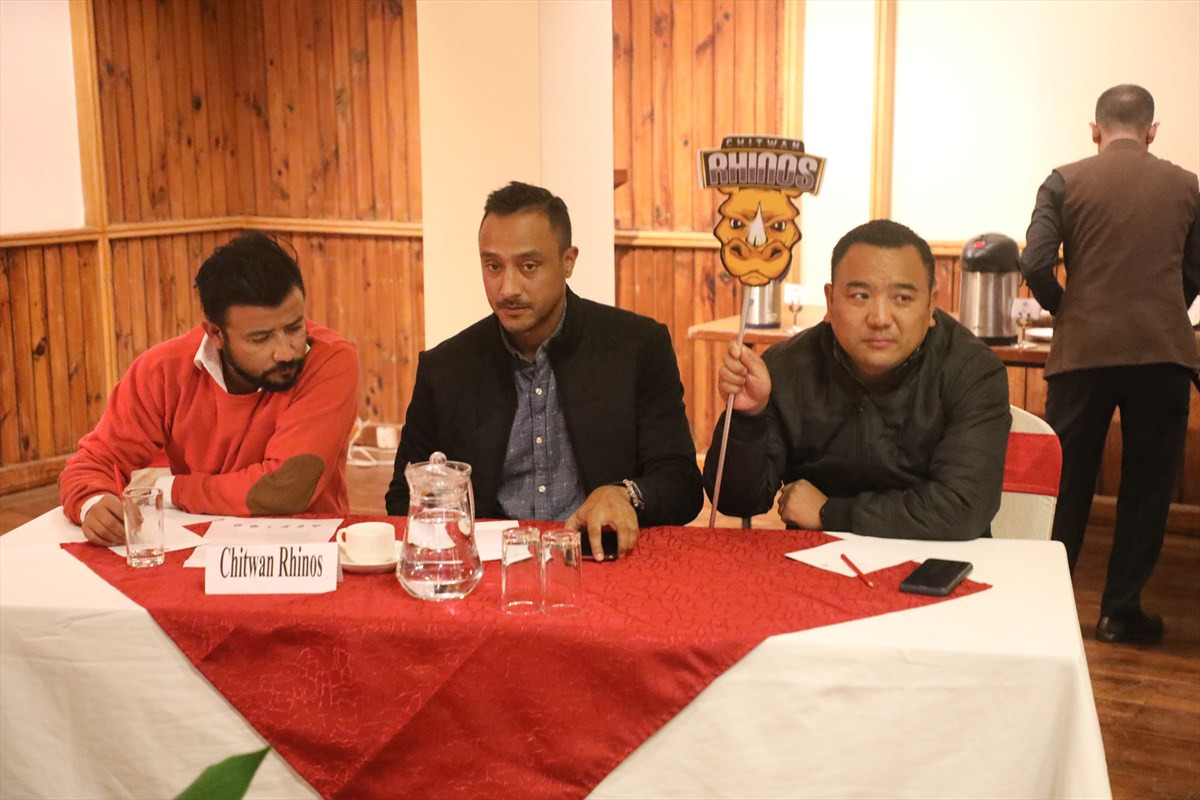 सोमबार भएको ड्राफ्टमा चितवन राइनोज।