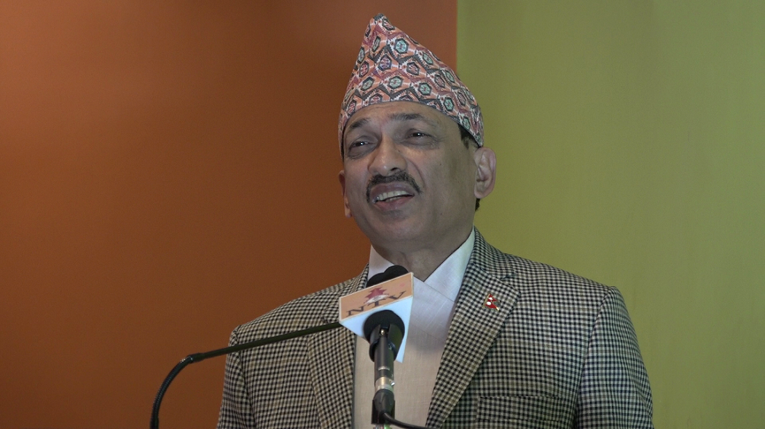 अख्तियारका प्रमुख आयुक्त  घिमिरे। फाइल तस्बिर।