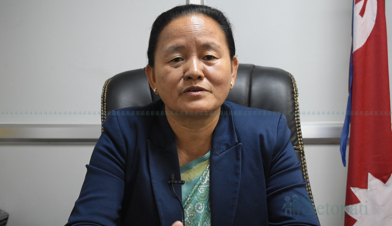 उपसभामुख  शिवमाया तुम्बाहाङफे। तस्बिर : सन्जिब बगाले/सेतोपाटी