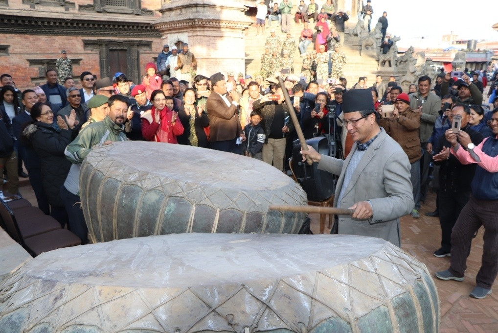 तलेजू भवानी परिसरमा घन्किए ३२९ वर्ष पुराना नगरा :: सबिना श्रेष्ठ :: Setopati