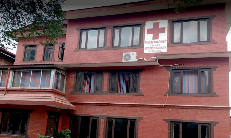 काठमाडौंको सोल्टीमोडस्थित नेपाल रेडक्रस सोसाइटीको कार्यालय भवन।