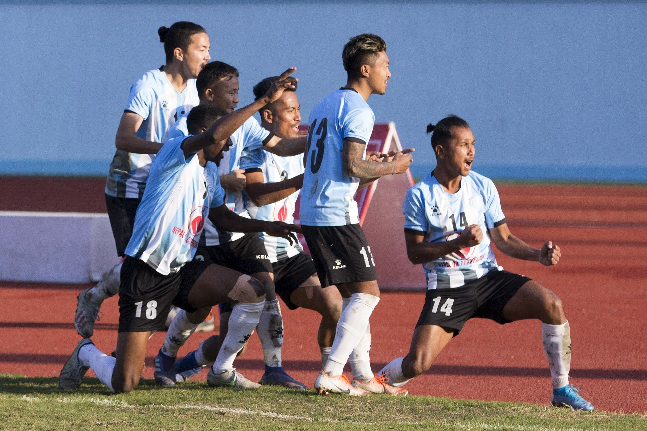 मनाङ मर्स्याङ्दी क्लबका खेलाडी। फाइल तस्बिर।