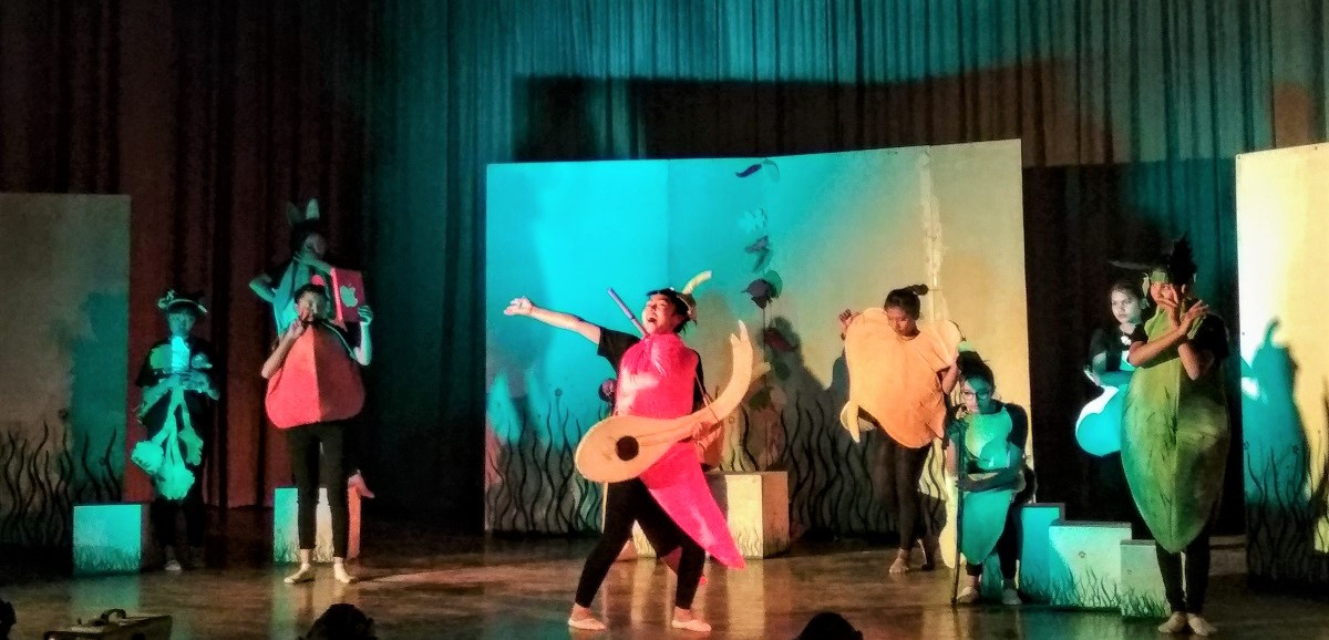 'करेसा कन्सर्ट' नाटकको दृष्य। तस्बिरः जुना श्रेष्ठ/सेतोपाटी