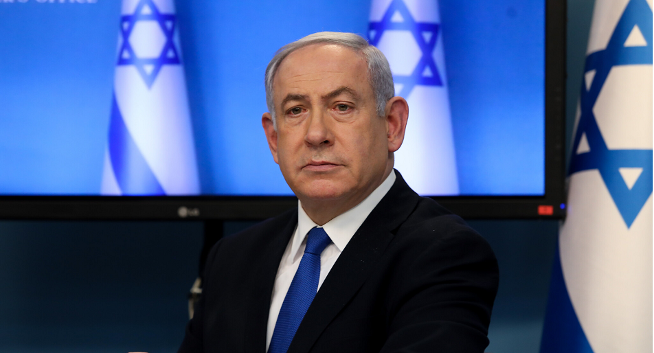 इजरायली प्रधानमन्त्री बेन्जामिन नेतन्याहु।