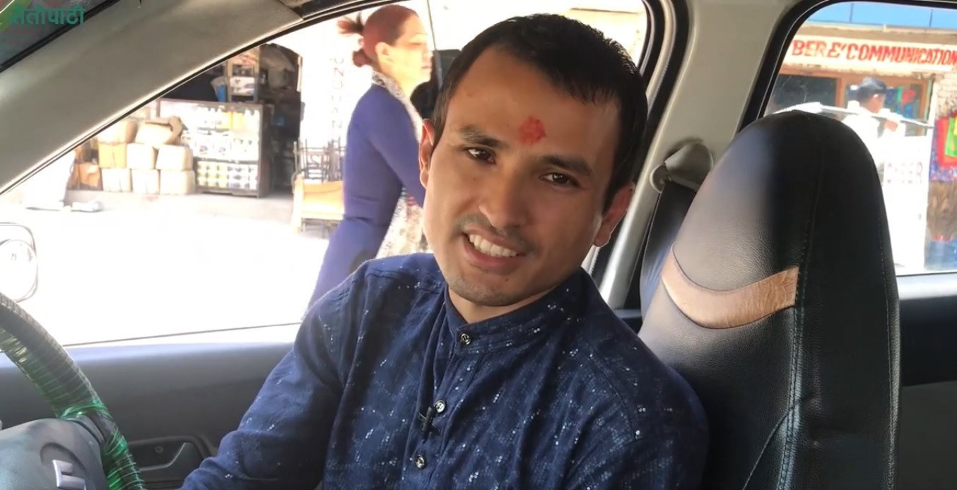 तस्वीरः ट्याक्सी चालक दिपक नेपाल।