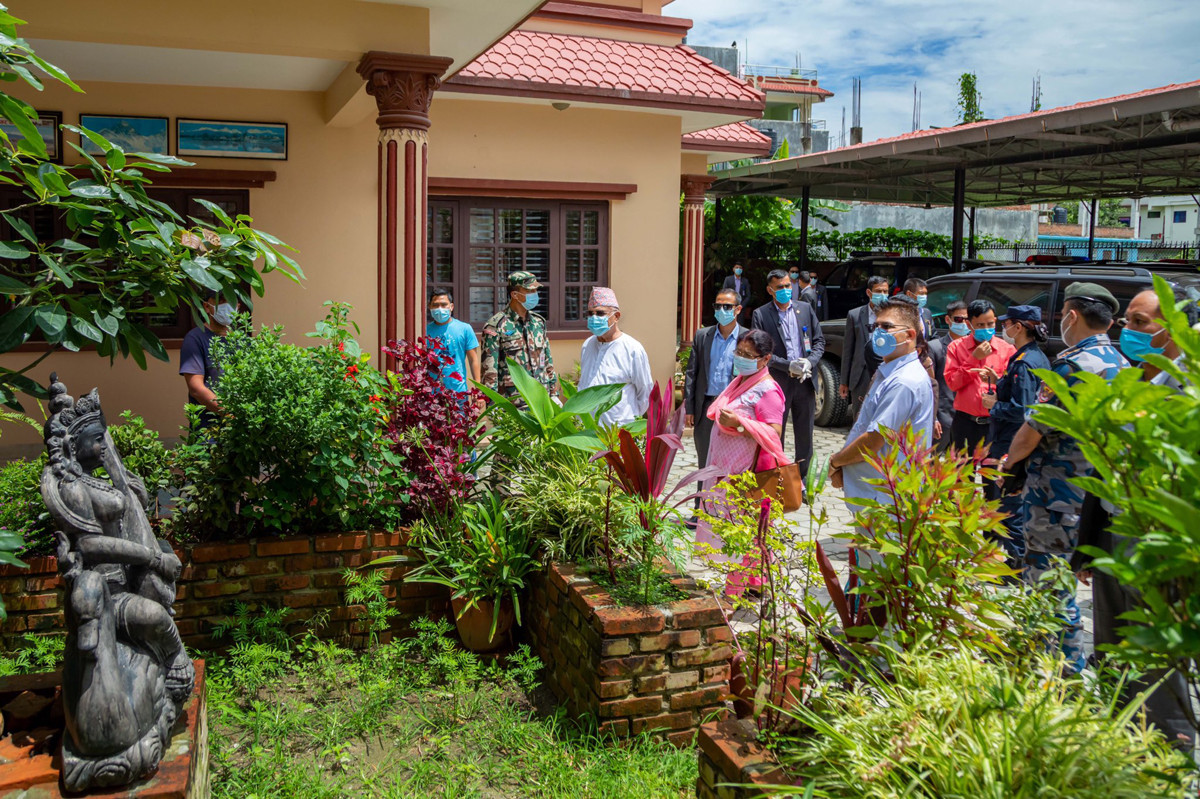 तस्बिर सौजन्य : राजन काफ्ले/प्रधानमन्त्रीको स्वकीय सचिवालय।