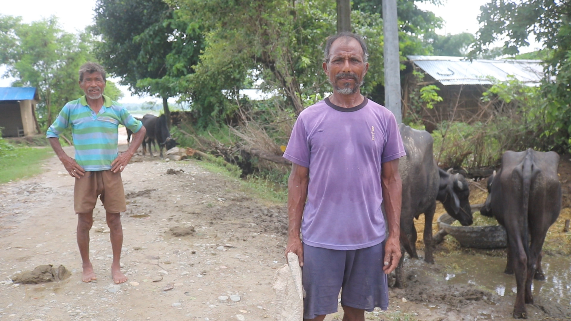 खेदा वस्तीका  चनराम चौधरी। तस्बीर : सविता बुढा