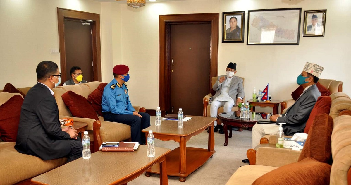 तस्बिर: गृहमन्त्री खाणको सचिवालय।