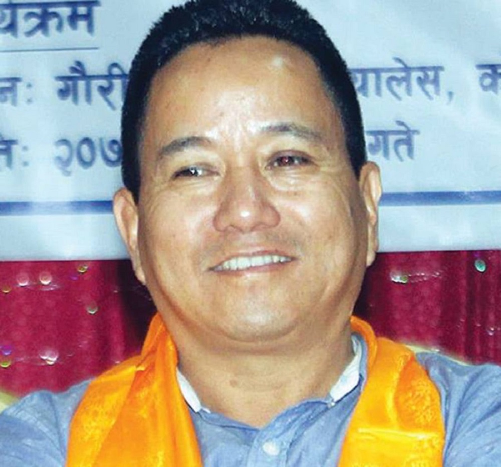 सभापति पूर्णबहादुर तामाङ (कान्छाराम)। फाइल तस्बिर।