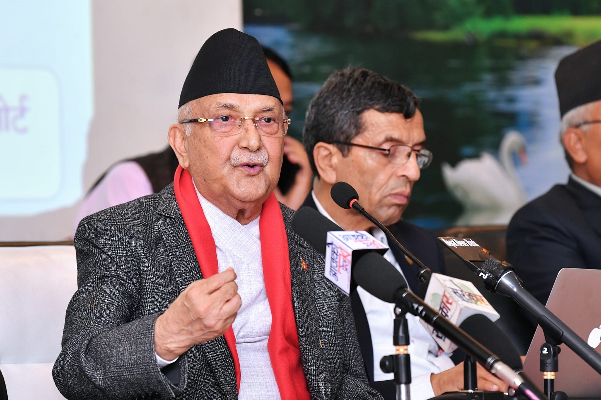 तस्बिर: ओलीको सचिवालय।