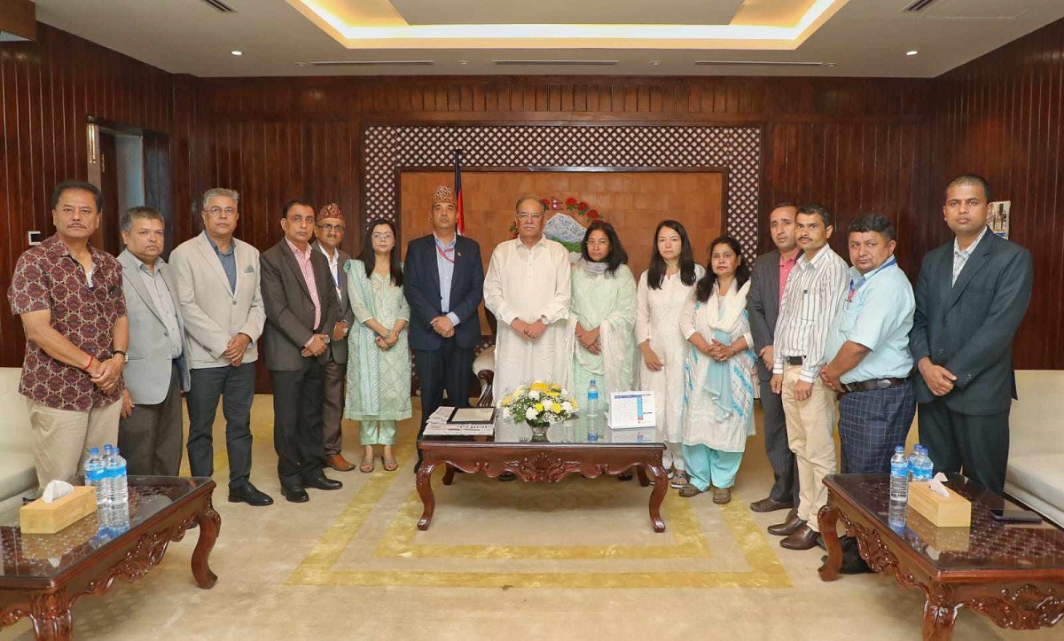 तस्बिर: राष्ट्रपतिको सचिवालय।