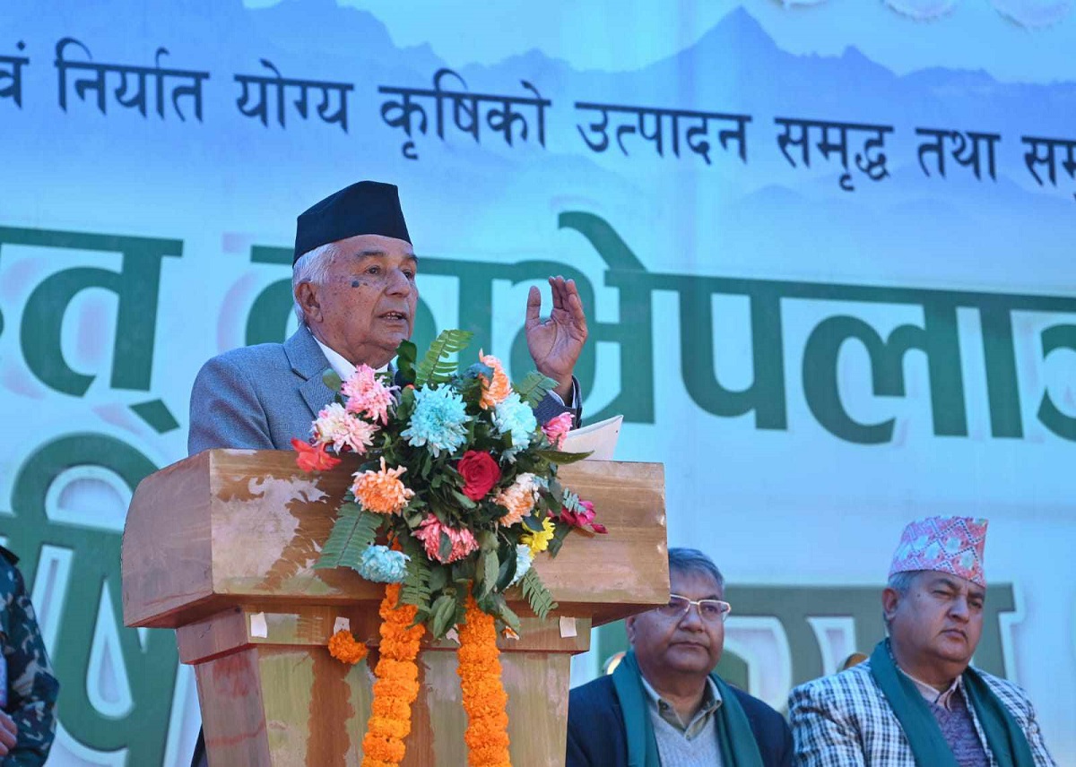 तस्बिर: राष्ट्रपतिको सचिवालय।
