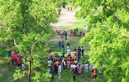 युवक मृत फेला परेको स्थान। तस्बिर: भगवती पाण्डे/सेतोपाटी