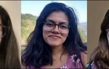 कल्पना झा, आभा लाल र संगीता थेबे लिम्बू