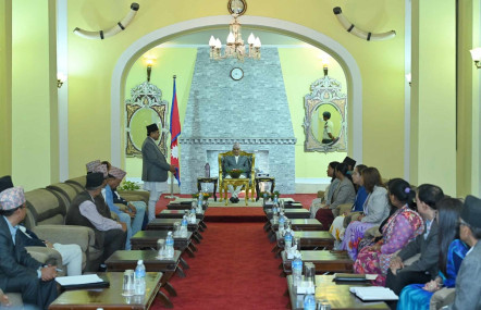 तस्बिर: राष्ट्रपतिको सचिवालय
