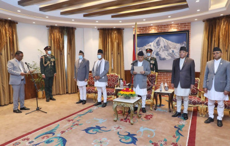 तस्बिर: राष्ट्रपतिको सचिवालय।