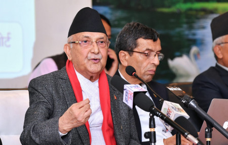 तस्बिर: ओलीको सचिवालय।