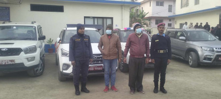 पक्राउ परेका ७ जना मध्ये दुई जनालाई मात्रै प्रहरीले सार्वजनिक गरेको थियो। तस्बिर: सेतोपाटी