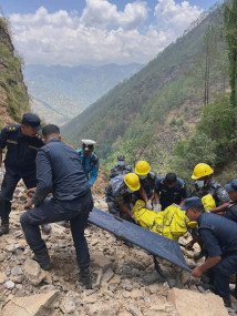घर्ती गाउँमा मध्यरातमा खसेको थियो गाडी, बिहान मात्रै थाहा भयो