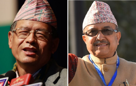 धनराज गुरूङ र पूर्णबहादुर खड्का