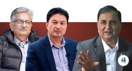 सुरेन्द्र पाण्डे, गोकर्ण बिष्ट र ईश्वर पोखरेल