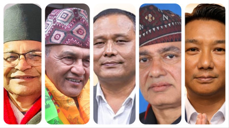 काठमाडौंको खानेपानी मुहानमा चुनावी परीक्षा दिइरहेका कुलमान घिसिङ