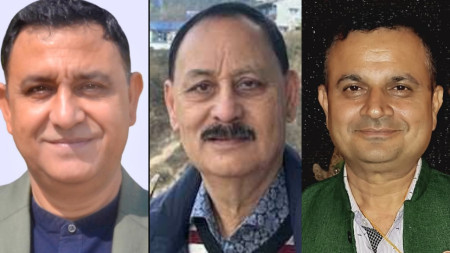 उपाध्यक्ष रविन दाहाल, राजन श्रेष्ठ र ऋषि तिम्सिना