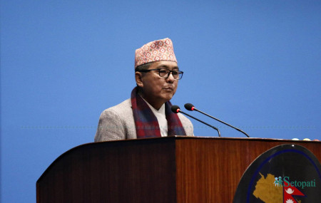 अध्यक्ष राजेन्द्र लिङ्देन। फाइल तस्बिर।