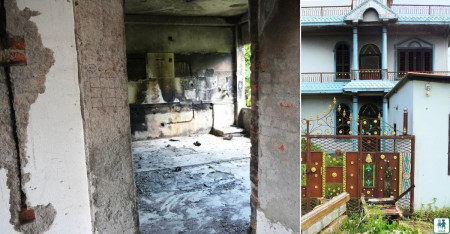 तीन पटकसम्म फर्की फर्की आएर आगो लगाइयो राधाले बनाएको घर