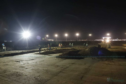 'एयरफिल्ड लाइटिङ सिस्टम' बनेपछि त्रिभुवन अन्तर्राष्ट्रिय विमानस्थल सञ्चालनमा