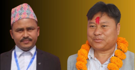 धर्मबहादुर चौधरी (बायाँ)/ धनबहादुर मास्की (दायाँ)