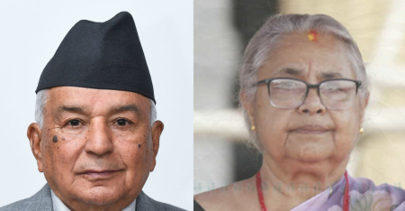 राष्ट्रपति पौडेल र प्रधानमन्त्री कार्की। फाइल तस्बिर।