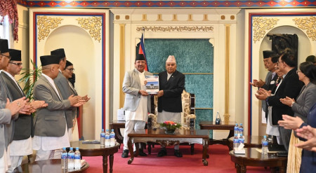 तस्बिर: राष्ट्रपतिको कार्यालय।