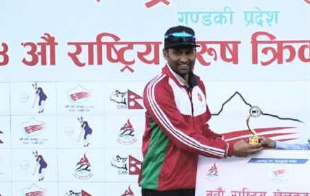 आर्मीका कप्तान विनोद भण्डारी।