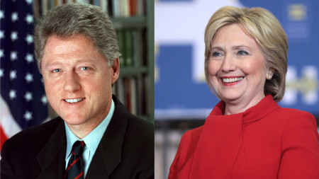 बिल क्लिन्टन र हिलारी क्लिन्टन। फाइल तस्बिर।