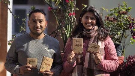 ५ लाखमा श्रीमान–श्रीमतीले बनाएको 'लप्सी ट्रफल', बन्दैछ ब्रान्ड