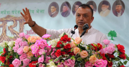 सभापति गगन थापा। फाइल तस्बिर।