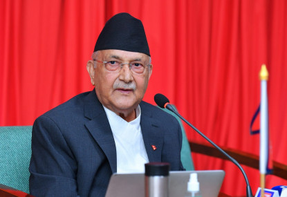 एमाले अध्यक्ष ओली। फाइल तस्बिर।