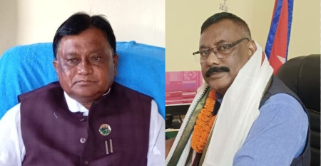 सकिल मियाँ र त्रिभुवन साह।