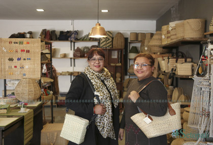 संगीता श्रेष्ठ र रेश्मा महर्जन। तस्बिरः नवीनबाबु गुरूङ/सेतोपाटी