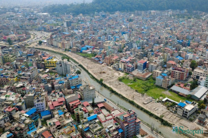 बदलिएको काठमाडौंका नदी किनार (तस्बिरहरू)
